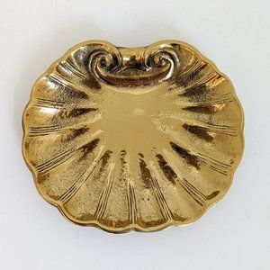 Solid Brass Shell Dish